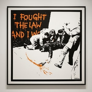 Banksy - I Fought The Law (Signed)
