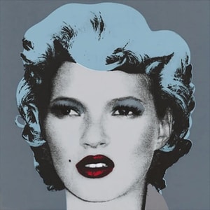 Banksy - Kate Moss Blue/Grey