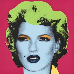 Banksy - Kate Moss Pink