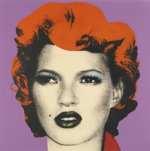 Banksy - Kate Moss Purple