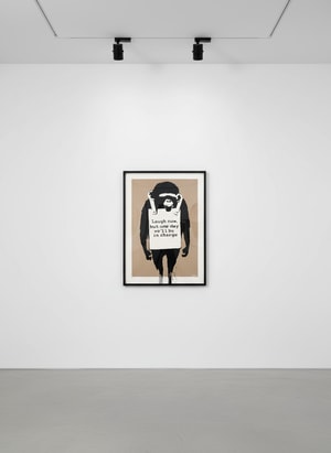 Banksy - Laugh Now Signed