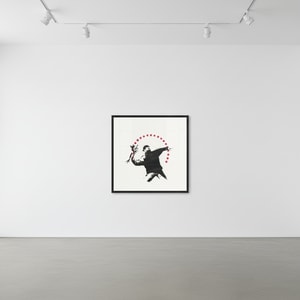 Banksy - Love Is In The Air With Stars