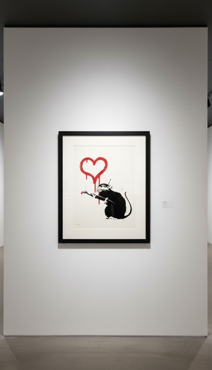 Banksy - Love Rat (Unsigned)