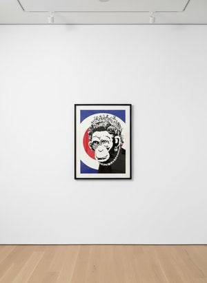 Banksy - Monkey Queen (Signed)