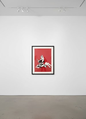 Banksy - Queen Victoria (Signed)