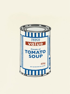 Banksy - Soup Can (Original) (Unsigned)
