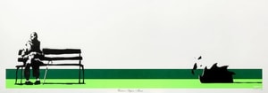 Banksy - Weston Super Mare (AP Lime Green) (Signed)