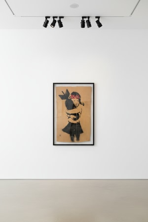 Banksy - Wrong War Cardboard (Bomb Hugger)