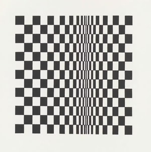 Bridget Riley - Untitled (Based On Movement In Squares)
