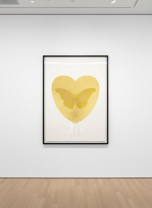 Damien Hirst - I Love You (Gold Leaf, Oriental Gold, Cool Gold)