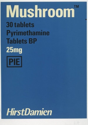 Damien Hirst - Mushroom, from The Last Supper