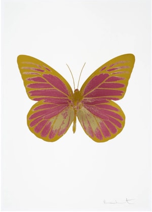Damien Hirst - Souls I (Loganberry Pink/ Cool Gold/ Oriental Gold)