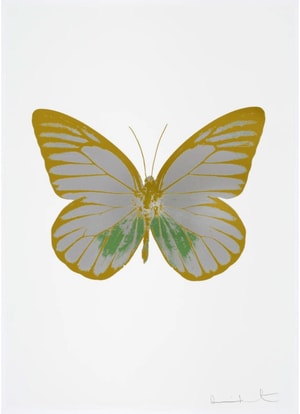 Damien Hirst - Souls I (Silver Gloss/ Leaf Green/ Oriental Gold)