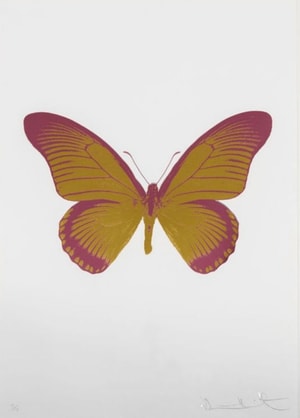 Damien Hirst - Souls IV (Oriental Gold, Longberry pink)
