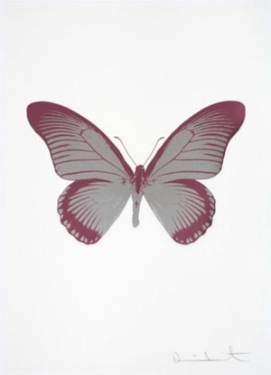 Damien Hirst - Souls IV (Silver Gloss, Loganberry Pink)