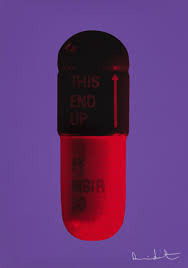 Damien Hirst - The Cure (Papal Purple/Burgundy/Blood Orange)