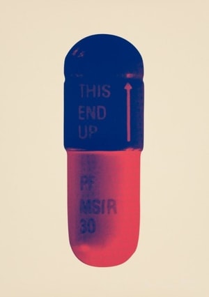 Damien Hirst - The Cure (Peach Cream/Ultramarine/Lust)