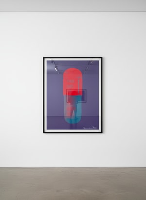 Damien Hirst - The Cure (Violet/Electric Red/Powder Blue)