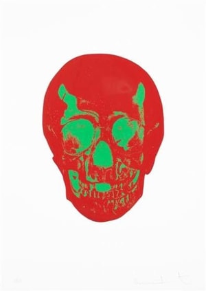 Damien Hirst - The Dead - Chili Red/Lime Green