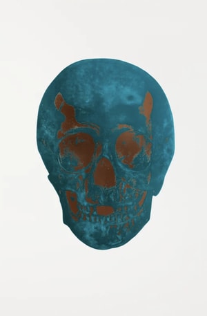 Damien Hirst - The Dead (Turquoise/Panama Copper Skull)