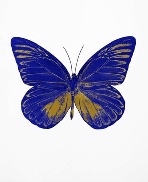 Damien Hirst - The Souls I (Westminster Blue - Oriental Gold)