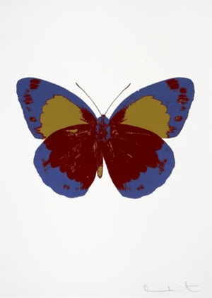 Damien Hirst - The Souls II (Chili Red - Frost Blue - Oriental Gold)