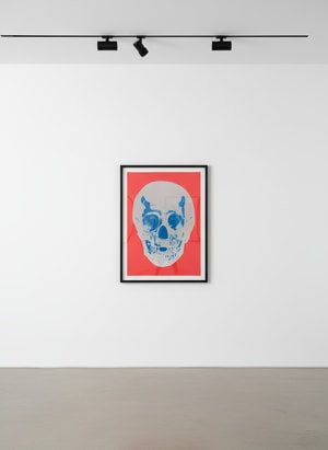 Damien Hirst - Till Death Do Us Part (Coral red/silver gloss/ true blue)