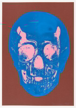 Damien Hirst - Till Death Do Us Part (Milk chocolate brown/ true blue/ bubblegum pink)