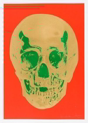 Damien Hirst - Till Death Do Us Part (Tme bright orange/ african gold/ emerald green)