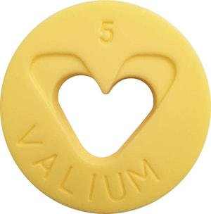 Damien Hirst - Valium 5MG Roche (Yellow)