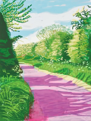 David Hockney - 31st May, The Arrival of Spring in Woldgate , East Yorkshire in 2011