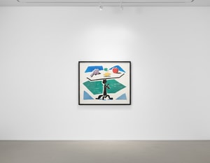 David Hockney - Apple, Grapes, Lemon on a Table (For Bam)