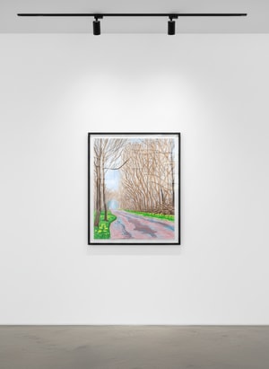 David Hockney - April 1st, The Arrival of Spring in Woldgate, East Yorkshire