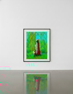 David Hockney - April 24, The Arrival of Spring in Woldgate, East Yorkshire