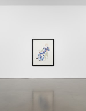 David Hockney - Celia In A Wicker Chair