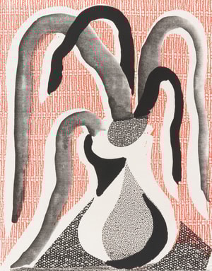 David Hockney - Drooping Plant, June 1986