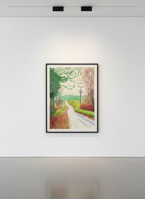 David Hockney - February 23rd, The Arrival of Spring in Woldgate, East Yorkshire