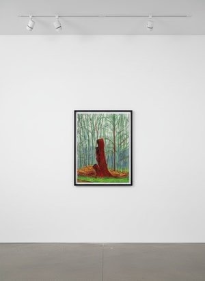 David Hockney - February 25, The Arrival of Spring in Woldgate, East Yorkshire