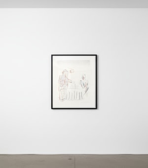 David Hockney - Figure with Still Life