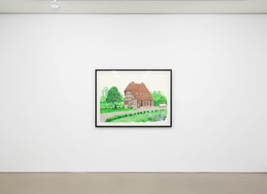 David Hockney - In Front of House Looking West