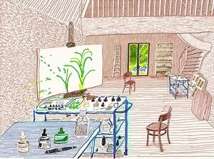 David Hockney - In The Studio