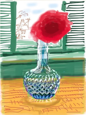 David Hockney - iPad Drawing No. 281, 23rd July 2010