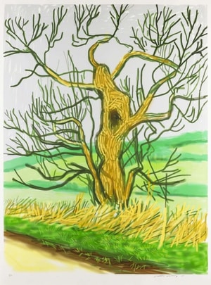 David Hockney - March 22nd, The Arrival of Spring in Woldgate, East Yorkshire