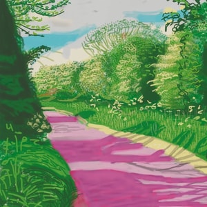David Hockney - May 31 no. 2, The Arrival of Spring in Woldgate, East Yorkshire