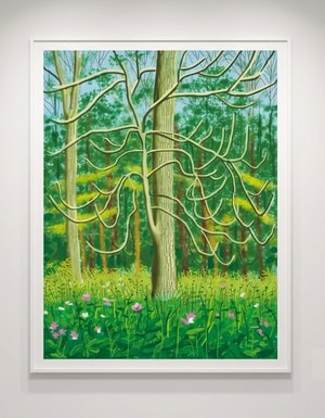 David Hockney - May 4, The Arrival of Spring in Woldgate, East Yorkshire