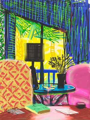 David Hockney - Montcalm Interior