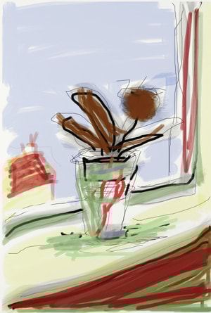 David Hockney - My Bedroom Window