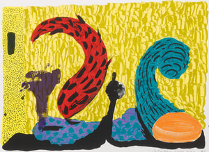 David Hockney - Pushing Up