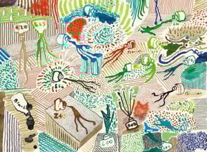 David Hockney - Spilt Ink