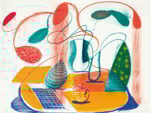 David Hockney - Table Flowable